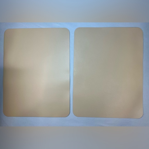 NWOT Tan Placemat & Coaster Set – 6 Placemats + 4 Coasters, Faux Leather/Vinyl - Picture 3 of 3